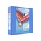 Staples Heavy-Duty 3-Inch D-Ring View Binder, Periwinkle, 600 Sheets