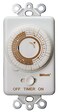 Woods 59745 59745WD 24-Hour Mechanical Converts A Wall Light Switch to Timer ,White