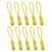 YZSFIRM Luggage Zipper Pull Replacement for Backpack: 10 Pcs Yellow Zipper Tab