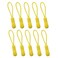 YZSFIRM Luggage Zipper Pull Replacement for Backpack: 10 Pcs Yellow Zipper Tab