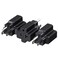 Cable Matters 3-Pack 15 Amp to 20 Amp Plug Adapter, Black