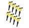 ACCEL 140032-8 SuperCoil Ignition Coil - Yellow - 8-Pack