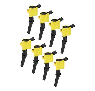 ACCEL 140032-8 SuperCoil Ignition Coil - Yellow - 8-Pack