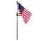 SeaSense Flag Pole with USA Flag Telescoping, Multicolour ,SS-SMS-737270