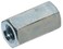 Hillman Zinc-Plated Carbon Steel Coupling Nuts 1/4-20, USS Coarse Thread