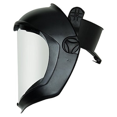Honeywell Uvex Bionic Face Shield with Hard Hat Adapter and Clear Polycarbonate Visor ,S8505