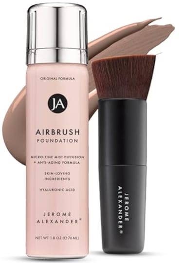 Jerome Alexander Magic Minerals Airbrush Foundation 2pc Set - Medium Dark