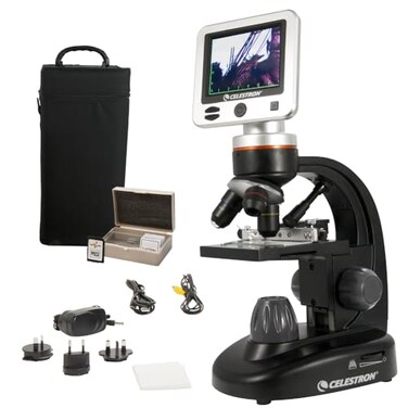 Celestron LCD Digital Microscope II&ldquo; 3.5" Rotating LCD Touchscreen