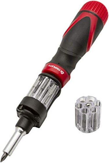Triplett TPAL-X Professional Autoloader 12-in-1 Multi-Bit Ratcheting Screwdriver