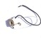 TWDRTDD E11 Mini-Candelabra Screw Ceramic Lampholder Socket,E11 mini Porcelain Candelabra Base Socket with 8 inch Lead Wires for Spotlight ,1PACK
