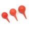 Honbay " 3PCS Laboratory Tool Red Rubber Squeeze Bulb Ear Syringe Ball,30ml,60ml,90ml
