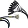 Mogami Gold DB25-XLRM Audio Snake Cable“ Pro Studio Multicore with Rugged Metal Shell, Noise ShieldingEasy ID System ,25 ft