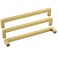Goldenwarm 15 Pack 7-1/2 Inch Gold Cabinet Handles Brushed Cabinet Pulls