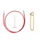 ChiaoGoo Twist Red Cable 14-Inch [L] for Large Circular Needle Tips