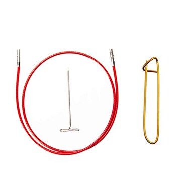 ChiaoGoo Twist Red Cable 14-Inch [L] for Large Circular Needle Tips
