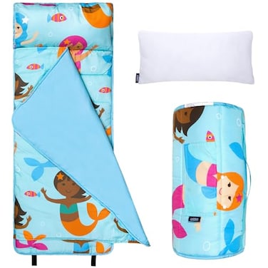 Wildkin Microfiber Nap Mat for Kids, Mermaid