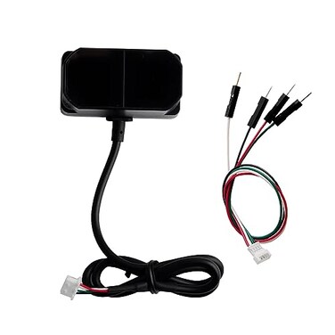 Stemedu TFmini Plus LiDAR Range Finder Sensor, 0.1&ldquo;12m Distance Detection Module with 5mm Resolution, 1000Hz Frame Rate, UARTI2C, IP65 Waterproof/Dustproof for Arduino Drone Robot Vacuum