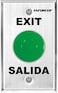 Seco-Larm Enforcer Green Mushroom Button Push-to-Exit Plate with Timer ,SD-7201GAPT1Q