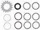 Wheels Manufacturing One Speed Conversion Set with 16T Cog, Black