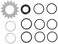 Wheels Manufacturing One Speed Conversion Set with 16T Cog, Black