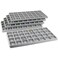 FindingKing 5 Pc 32 Compartment Display Tray Inserts ,Gray