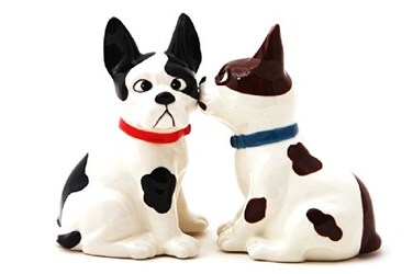 Pacific Giftware Funny Mutts Attractives Salt Pepper Shaker Made of Ceramic