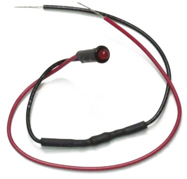 Painless Performance 80201 LED Dash Indicator Light, Red, 1/8
