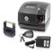 Lathem 1600E Time Clock Machine and Document Stamp, Charcoal Gray