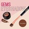 Skone Gems Single Eyeshadow, Highly Pigmented Longwear, Chocolates