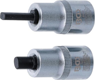 BGS 6455Spreader Socket Set for Spring Strut Clamps12.5 mm ,1/2"Drive5 x 7 mm5.5 x 8.2 mm2 pcs.
