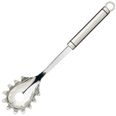 KitchenCraft Professional Spaghetti Spoon/Pasta Server, Stainless Steel, 32 cm