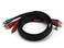 Monoprice 3ft 22AWG 5-RCA Component Video/Audio Coaxial Cable ,RG-59/U- Black