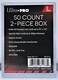 Ultra Pro 2-Piece Clear Card Storage BoxHolds 50 Standard Cards2 boxes per pack5-Pack Total