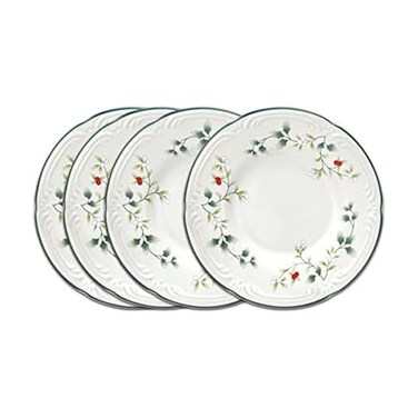 Pfaltzgraff Winterberry Appetizer Plate Set, 6", Assorted