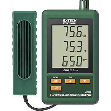 Extech SD800 CO2, Humidity and Temperature Datalogger, SD Card