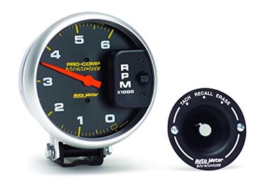AUTO METER 6806 Pro-Comp Memory Tachometer,5.000 in.