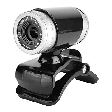Serounder Webcam with Microphone, 1080P Full 12MP Web Camera, USB Clip-on Computer Web Cam 360 Degree Rotation for PC Laptop for Video Broadcasting Live