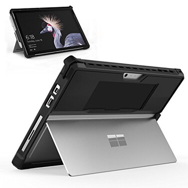 MoKo Case for Microsoft Surface Pro 7/ Pro 7/ Pro 6/5/ 4/ LTE, Black