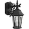 Progress Lighting Welbourne Small Outdoor Wall Lantern Light, Black