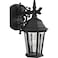 Progress Lighting Welbourne Small Outdoor Wall Lantern Light, Black