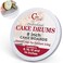 Cakebon Cake Boards 8" White Round Cake Drums 1/2" Thick Smooth Edge 1Pack