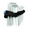Wera 05022130001 950/9 L HEX-PLUS HF 1 L-KEY SET METRIC CHROME-PLATED WITH HOLDING FUNCTION 9 PIECES