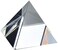 Amlong Crystal Clear Crystal Pyramid 4 inch with Gift Box