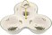 Spode Christmas Tree 3 Section Server with Tree Handle