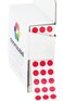 ChromaLabel Red Dot Stickers, 1/4 Inch, 1000/Box
