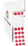 ChromaLabel Red Dot Stickers, 1/4 Inch, 1000/Box