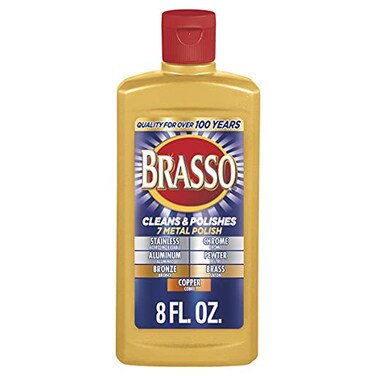 Brasso Multi-Purpose Metal Polish for BrassChrome, 8 oz