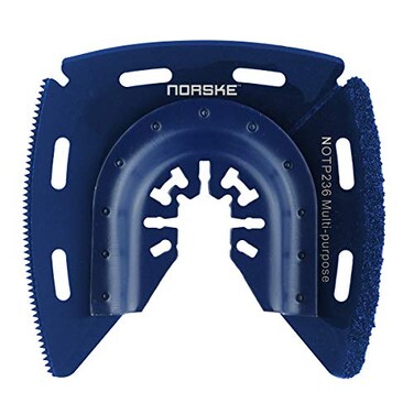 Norske Tools NOTP236 3-in-1 Cutting, ScrapperRasping Oscillating Multi Tool AccessoryOscillating Saw Blades