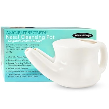 ANCIENT SECRETS Neti Pot Sinus RinsePre-Measured Cleansing Salt Pack