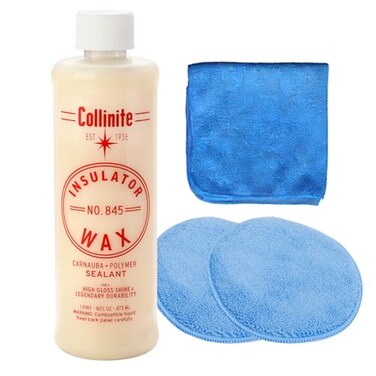 Collinite No. 845 Insulator Wax with Microfiber TowelApplicator Combo
